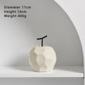 Ceramic Fruit Ornaments: Elegant Apple and Pear Decor for Stylish Living Spaces-3